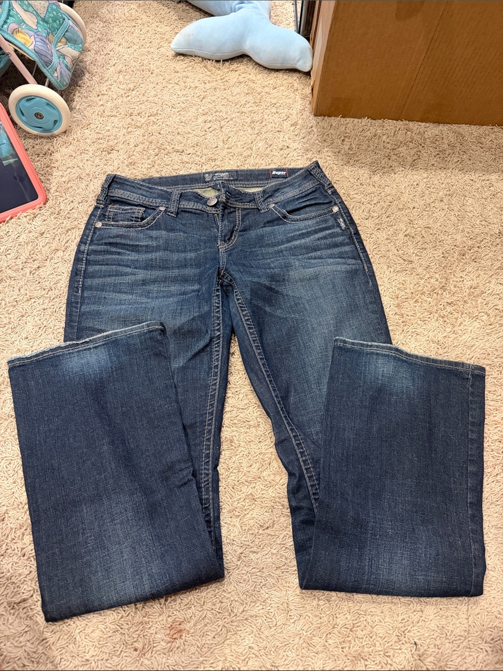 Silver Jeans Women's Dark Wash Bootcut Jeans